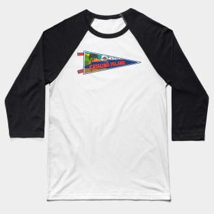 Catalina Island Pennant Baseball T-Shirt